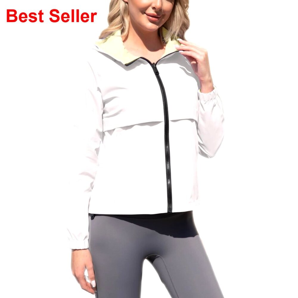 Waterproof Reversible Rain Jacket Lightweight Pac… - image 1